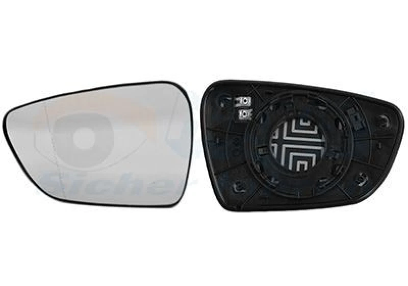 Image of VAN WEZEL Wing mirror glass VAN WEZEL 8356837