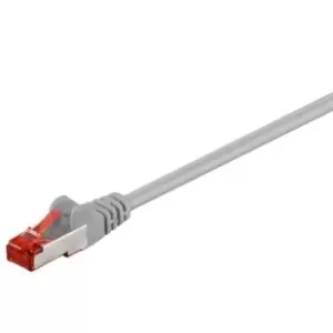Image of Goobay RJ45 S/FTP CAT 6 Network Cable - 2m - Grey