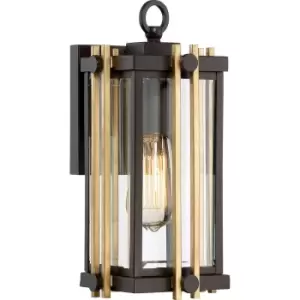 Image of Outdoor IP44 Wall Light Western Bronze LED E27 100W d02216