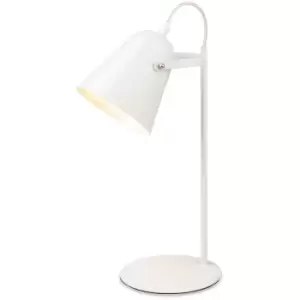 image of Firstlight - Bella Modern Desk Table Lamp White