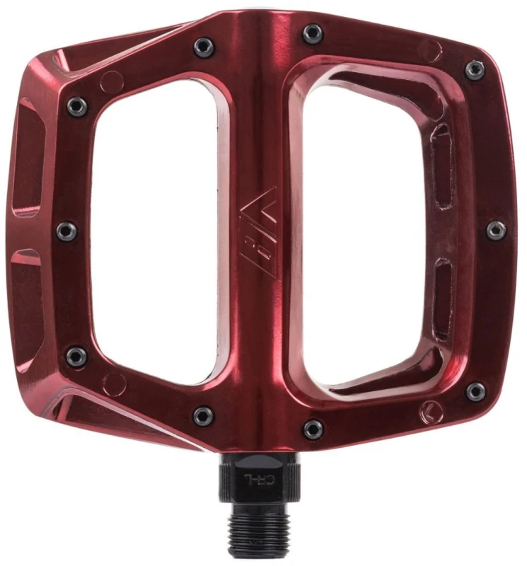 Image of DMR V8 Flat Pedals One Size Electric Red - Cycles UK