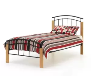 Image of Serene Tetras 3ft Single Black Metal Bed