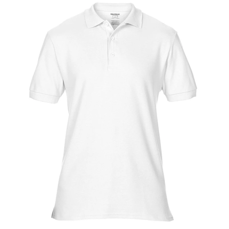 Image of Gildan Womens Hammer Plain Pique Polo Shirt in White Size: Small White Female S