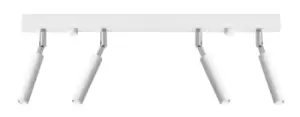 Image of Eyetech Straight Bar Flush 4Light White G9