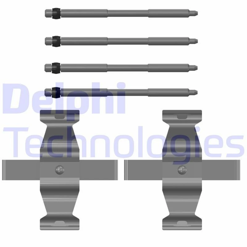Image of DELPHI Brake pad fitting kit DELPHI LX0782