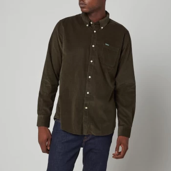 Image of Barbour Mens Ramsey Tailored Shirt - Forest - S