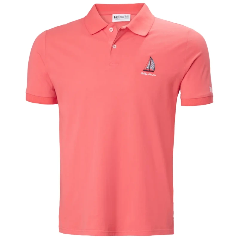 Image of Helly Hansen Polo Helly Hansen Messina Graphic Fitted Rose Male 2XL