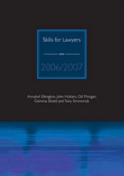 Image of Skills for Lawyers by Annabel Elkington Paperback