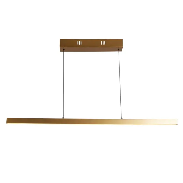 Image of Searchlight Layla Gesture LED Glass Bar Ceiling Pendant Light - Gold