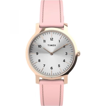 image of Timex White And Pink 'Boutique Ladies Chronograph Classical Watch - TW2U22700 - ROSE