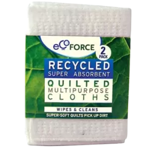 Image of Ecoforce Recycled Multi Purpose Quilted Cloths x 2