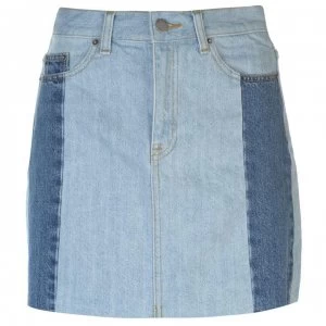 Image of Dr Denim Mallory Skirt - Blocking Blue