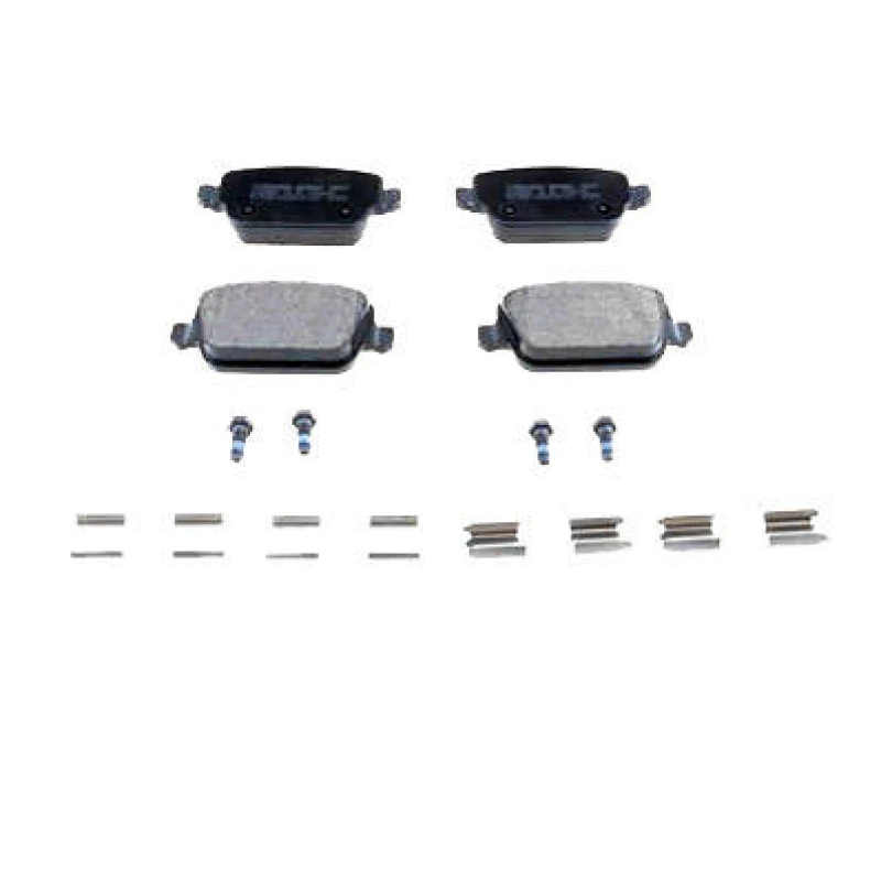 Image of ZIMMERMANN 24537.160.3 Brake pad set Rear Axle, Photo corresponds to scope of supply, with bolts/screws Brake Pad Set,disc brake (402)