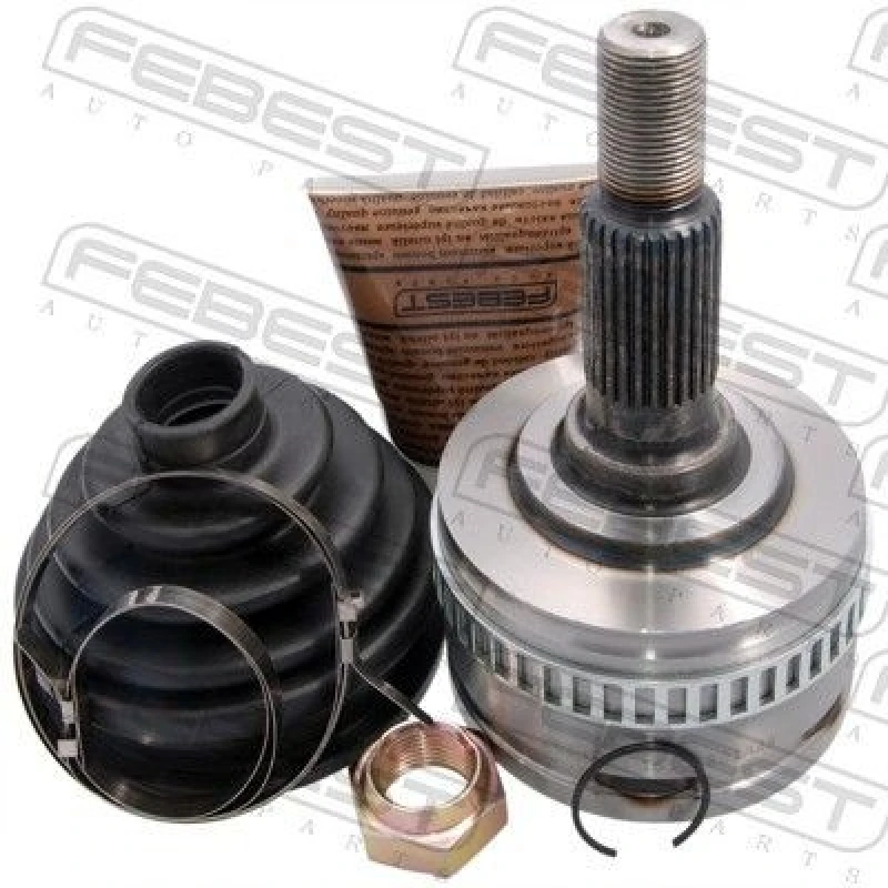Image of FEBEST 1610-801A48 Joint, drive shaft Front Axle, with ABS sensor ring Joint,drive shaft (236)