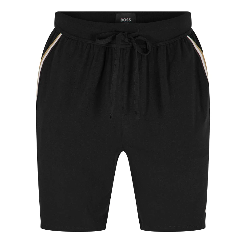 Image of Boss Mens Unique Relaxed Shorts Black male M