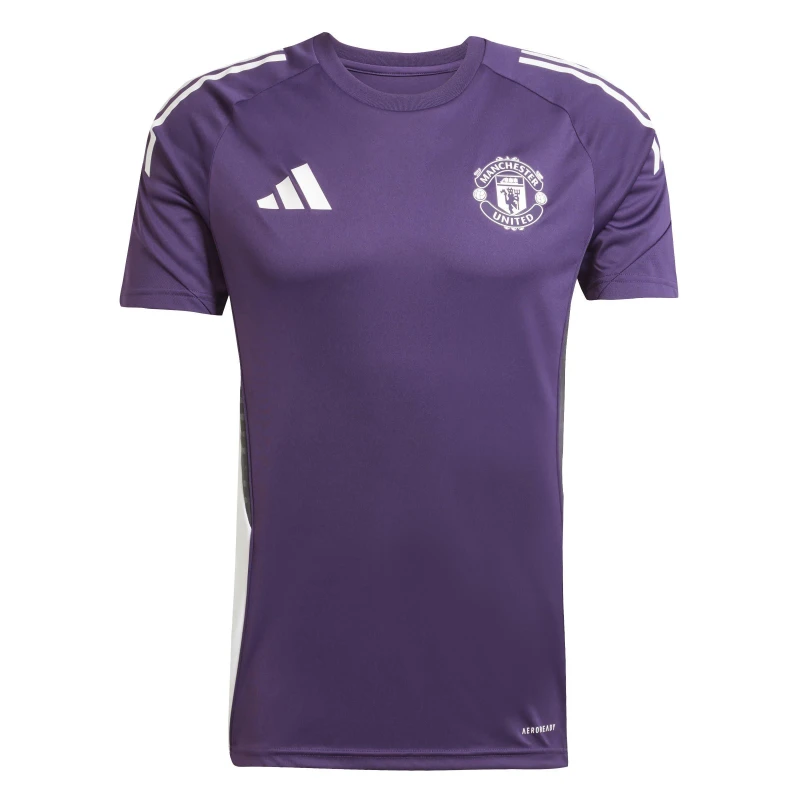 Image of adidas Manchester United Training Shirt 2025 2026 Mens Licensed Short Sleeve T-Shirts S Red 37965708350