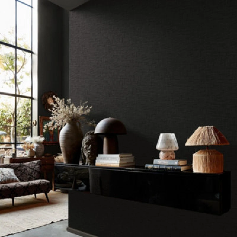 Image of Abigail Ahern Weathered Linen Tattoo Wallpaper