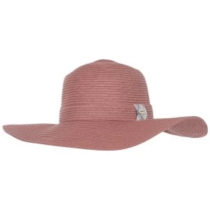 Image of Barbour Womens Wellwood Tartan Sun Hat Rose Tan L