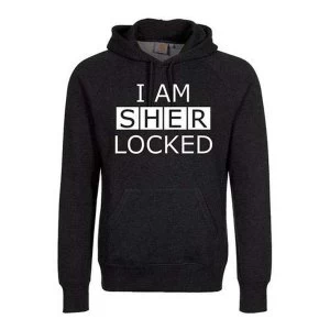Image of Sherlock - I am Sherlocked Mens XXX-Large Pullover Hoodie - Black