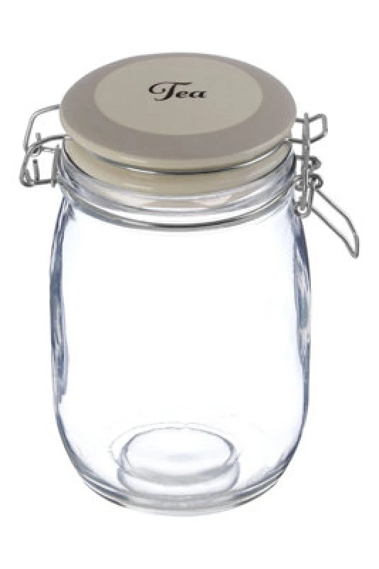 Image of Premier Housewares Grocer Tea Storage Jar Clear