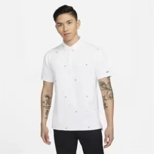 Image of Nike Player Heart Polo Mens - White