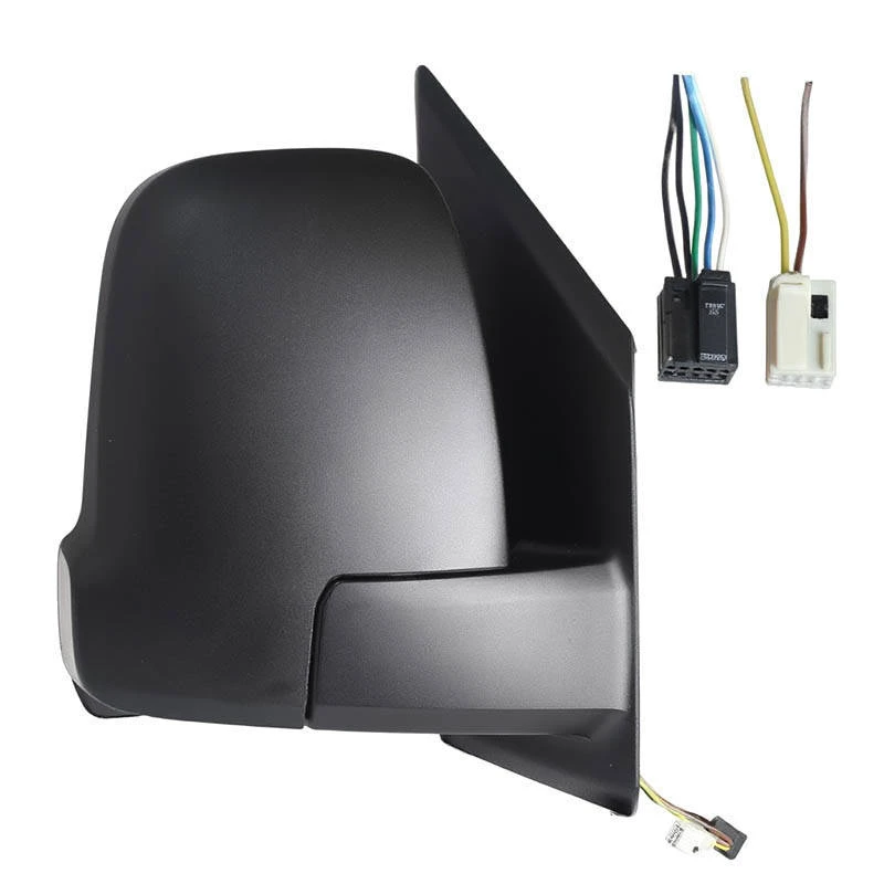 Image of TYC 321-0165 Wing mirror Right, Short mirror arm, Black Outside Mirror (50)