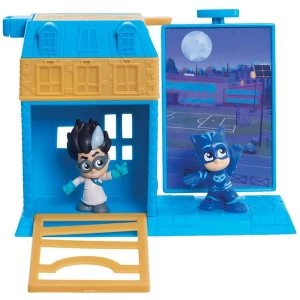 image of Catboy & Romeo Night Time Micros Trap & Escape (PJ Masks) Playset