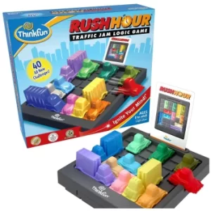 image of Thinkfun Rush Hour Traffic Jam Logic Game