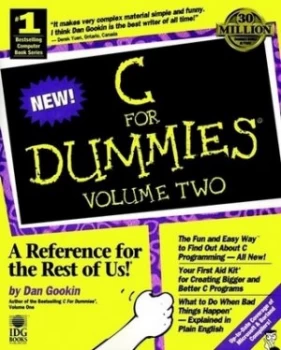 Image of C for Dummies. Vol. 2 by Dan Gookin Paperback