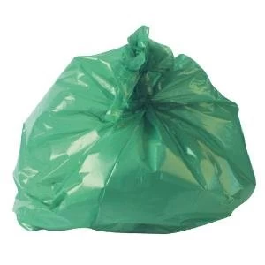 image of 2Work Medium Duty Refuse Sack Green Pack of 200 RY15561