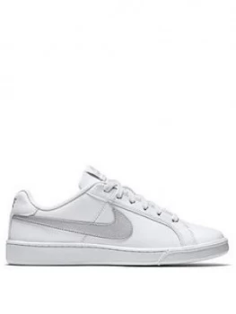Image of Nike Court Royale - White/Silver , White/Silver, Size 3, Women