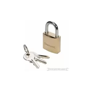 image of Silverline Brass Padlock 30mm MSS02