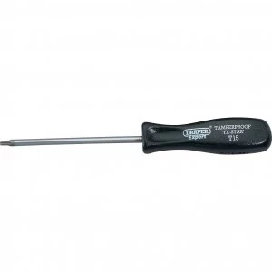 Image of Draper Security Torx Screwdriver T15 100mm