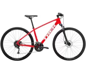 Image of 2023 Trek Dual Sport 2 Gen 4 Hybrid Bike in Viper Red