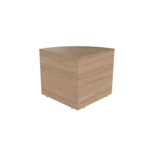 Image of Reception Modular Corner Base Unit Grey Oak