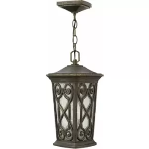 Image of Outdoor IP44 1 Bulb Chain Lantern Autumn LED E27 100W Bulb Light Fitting