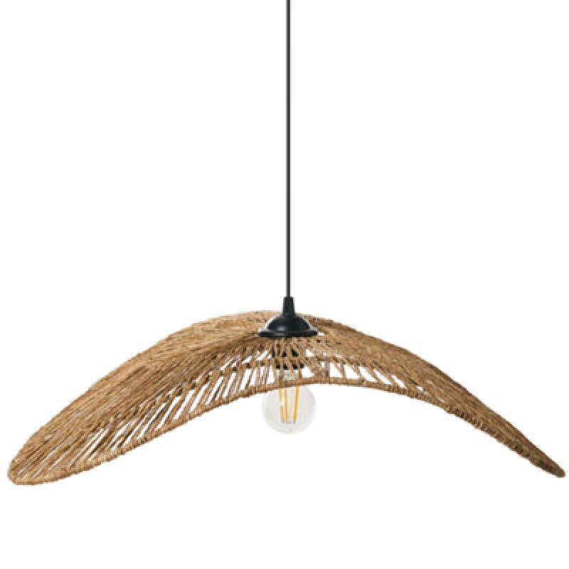 Image of Beliani Pendant Lamp Yaguez Jute Natural