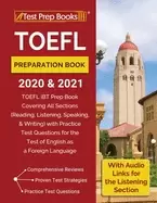 Image of toefl preparation book 2020 and 2021 toefl ibt prep book covering all secti
