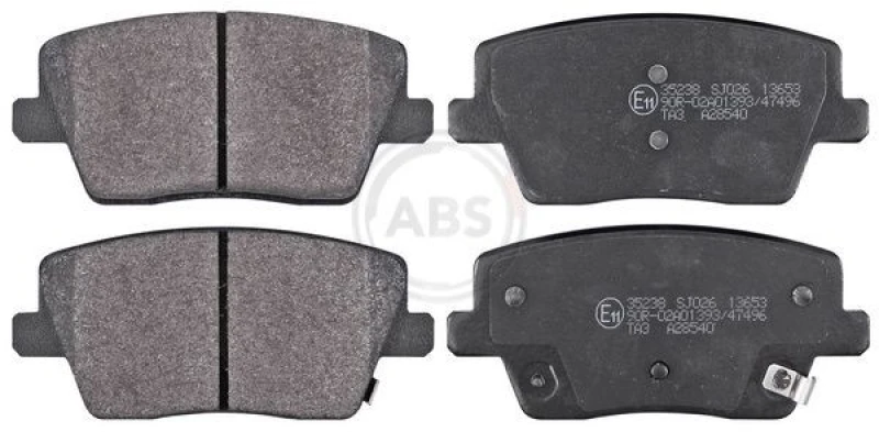 Image of A.B.S. Brake pad set A.B.S. 35238