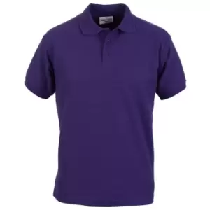 image of Absolute Apparel Mens Precision Polo (4XL) (Purple)