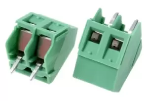 Phoenix Contact SMKDSP 1.5/ 2-5.08 2-pin PCB Terminal Block, 5.08mm Pitch Rows