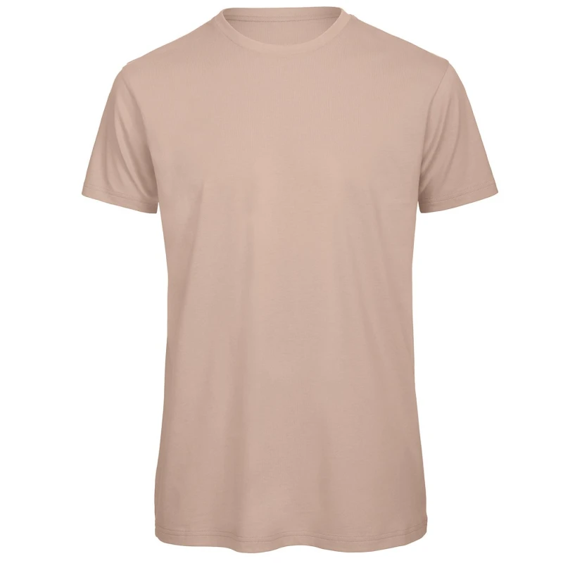 Image of B&C Mens Inspire T-Shirt in Bright Pink Size: Large Bright Pink Male L