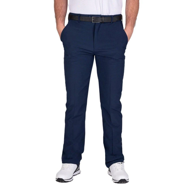 Image of Island Green IslandGreen Golf Stretch Tapered Trousers Mens Dark Navy male 40W Long
