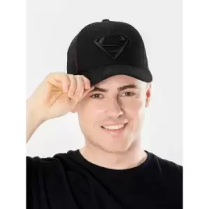 Image of Superman Black Trucker Cap O/S