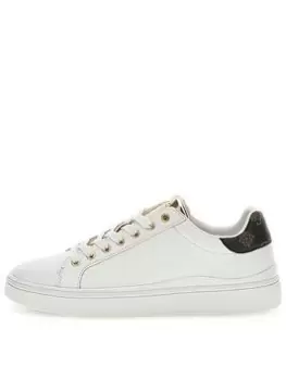 Image of Guess Guess Bonny Trainer - Whibr, White, Size It/Eu 37 = UK 4, Women