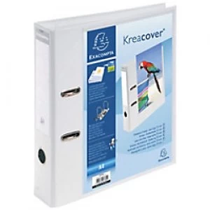 Image of Exacompta Presentation Ring Binder PVC A4 2 ring 75mm White
