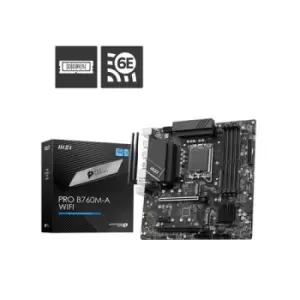 Image of MSI MB PRO B760M-A WIFI Intel B760 LGA 1700 micro ATX