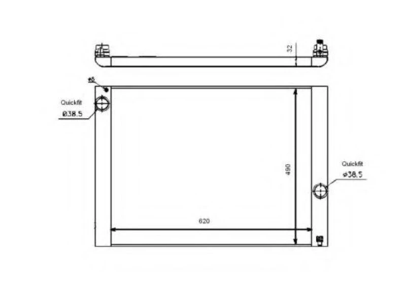 Image of NRF 53729 Engine radiator Radiator,engine cooling (470)