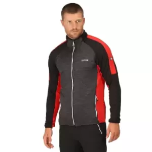 Image of Regatta Mens Hepley Full Zip Breathable Active Fleece Jacket S - Chest 37-38' (94-96.5cm)