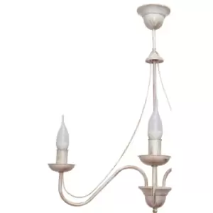Image of Malbo Multi Arm Pendant Ceiling Light White, Gold 60cm